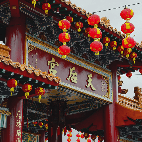 Chinese building decor